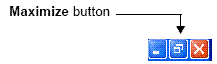 maximize button