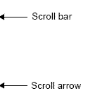 scroll bar&arrow