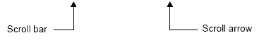 scroll bar&arrow 2