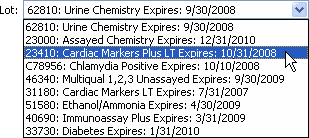 lot list