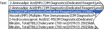 test list