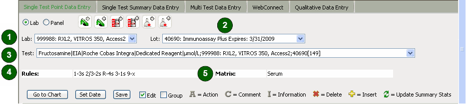 data screen header
